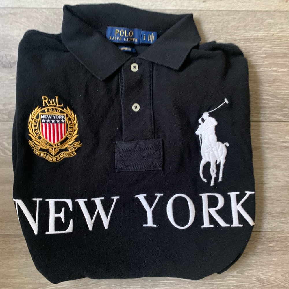 Black New York City Polo Ralph Lauren Polo